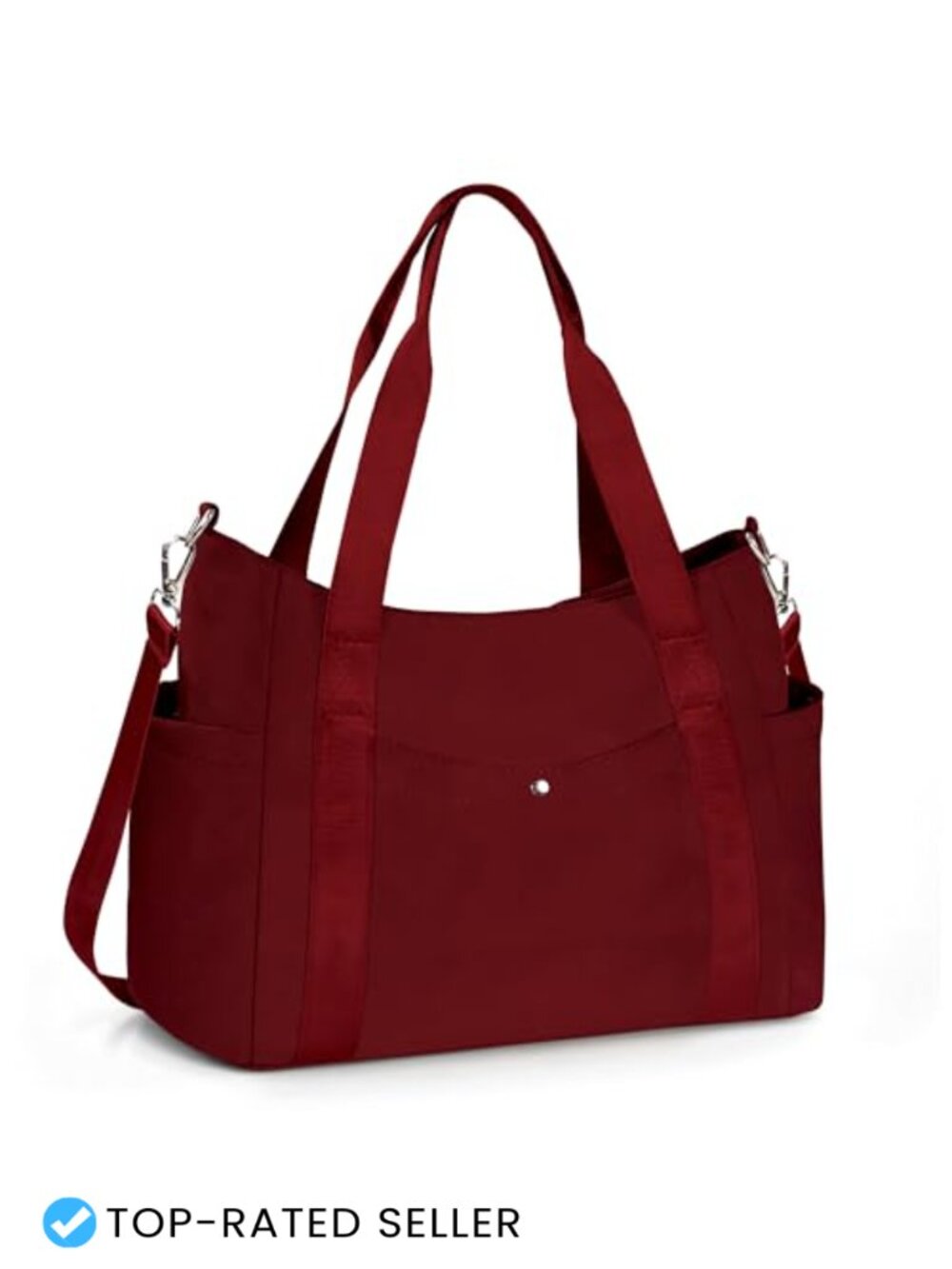 Large Lightweight Tote Bag for Women, Multi-pocket Nurse Work Bag with Laptop